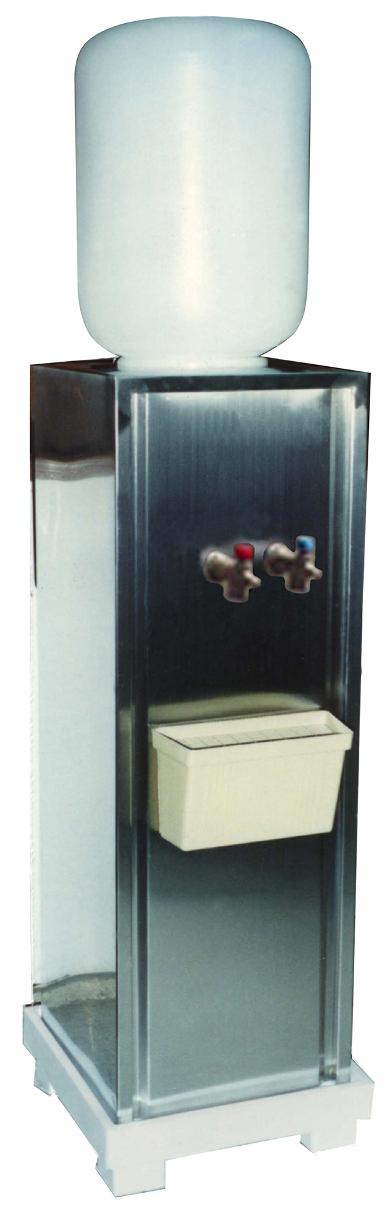 เครื่องทำน้ำร้อน-น้ำเย็นแบบขวดครอบ (ตู้สแตนเลส) / เกรด B